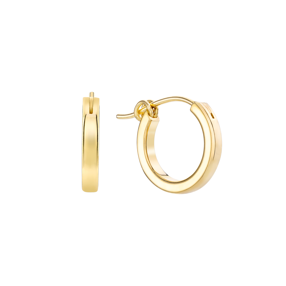 Medium hoops 18k gold by Solange Azagury-Partidge