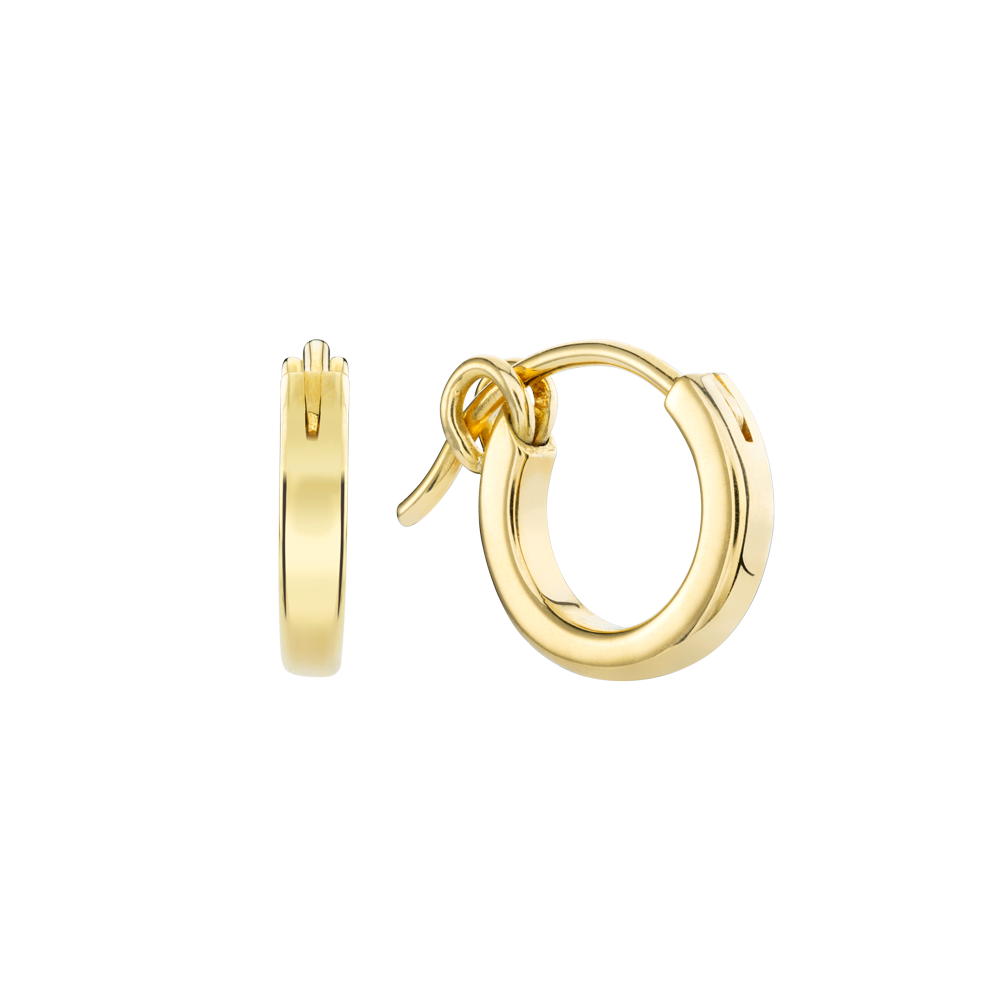 Small hoops 18k gold by Solange Azagury-Partidge
