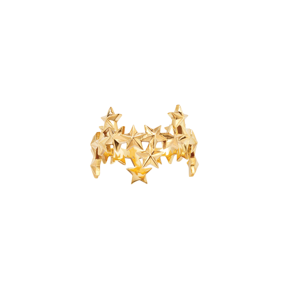 A stars motif ring in 18 karat yellow gold by Solange Azagury-Partridge