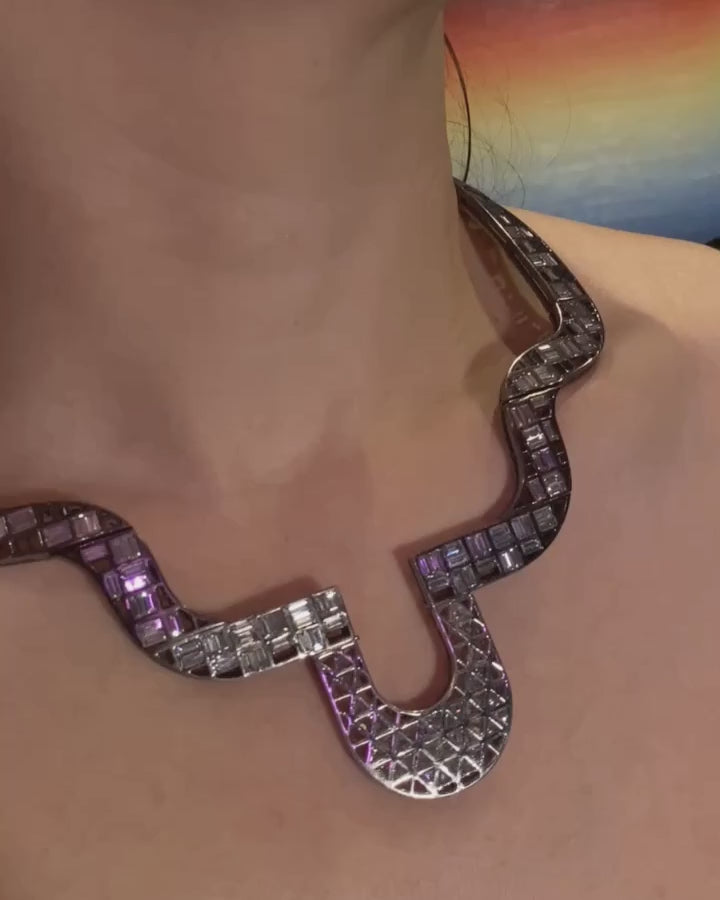 Galactic necklace by Solange Azagury-Partidge video on model