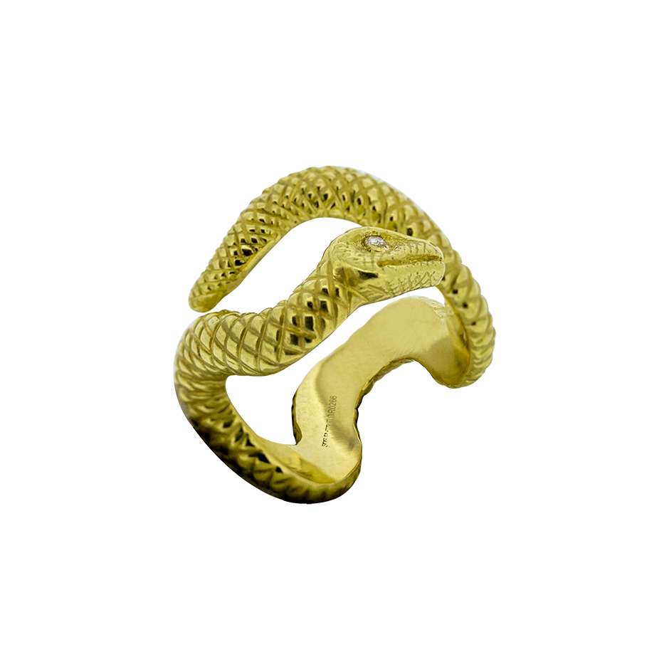 Alpha Snake Ring