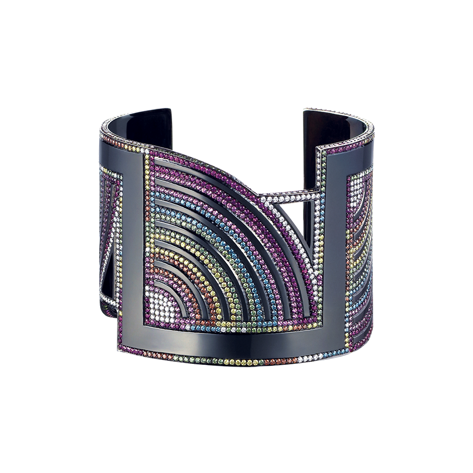 Black Rainbows Cuff