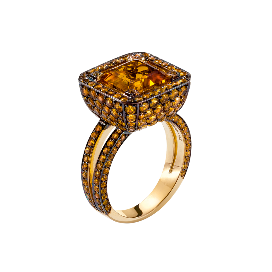 Cup Citrine Ring