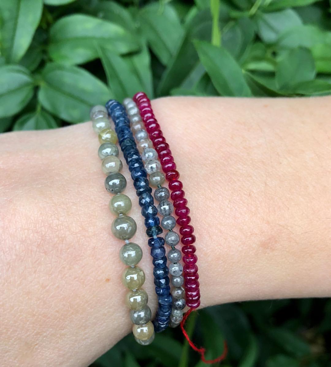 Friendship Sapphire Beaded Bracelet