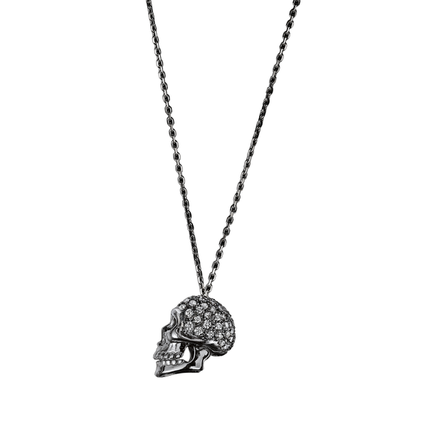 Diamond 2025 skull necklace