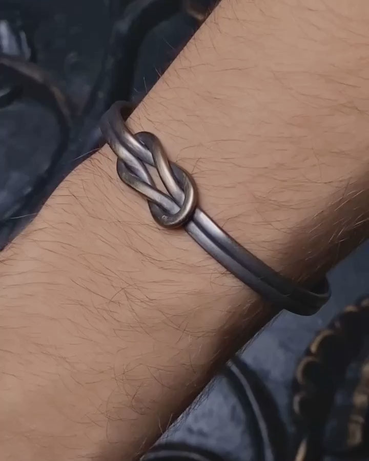 Alpha Love Knot Bangle by Solange Video