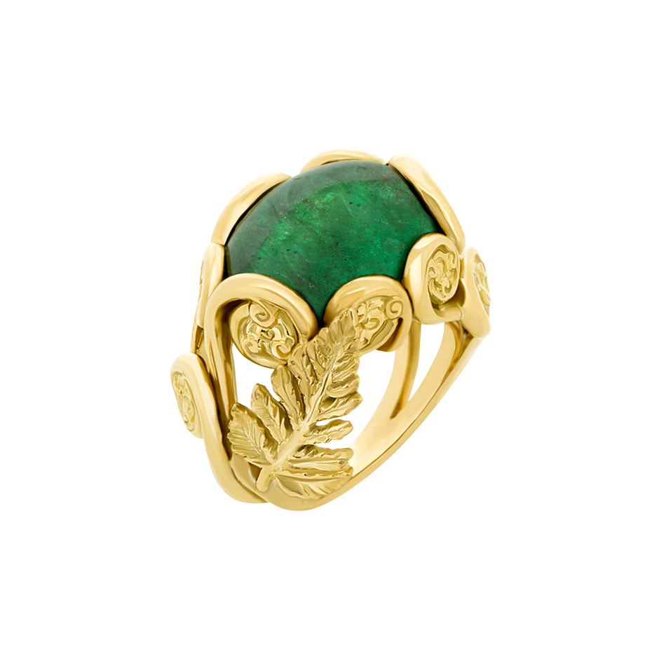 Green Ring Emerald